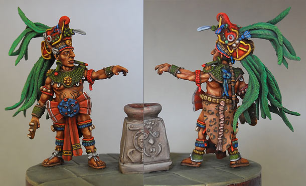 Figures: Mayan priest