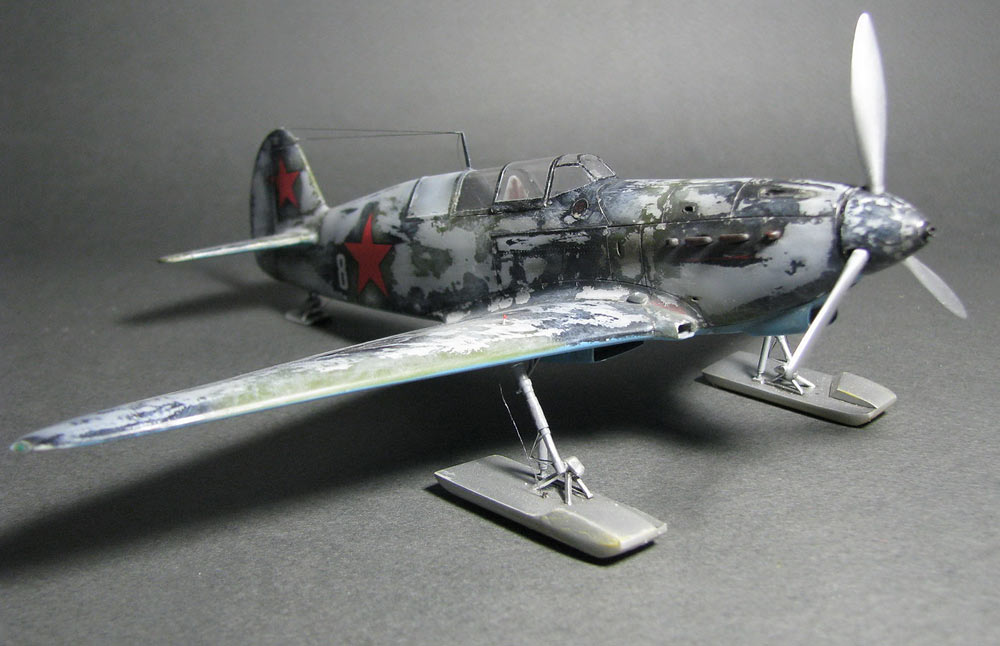 Dioramas and Vignettes: Yak-7A with BZ-38 tanker, photo #14