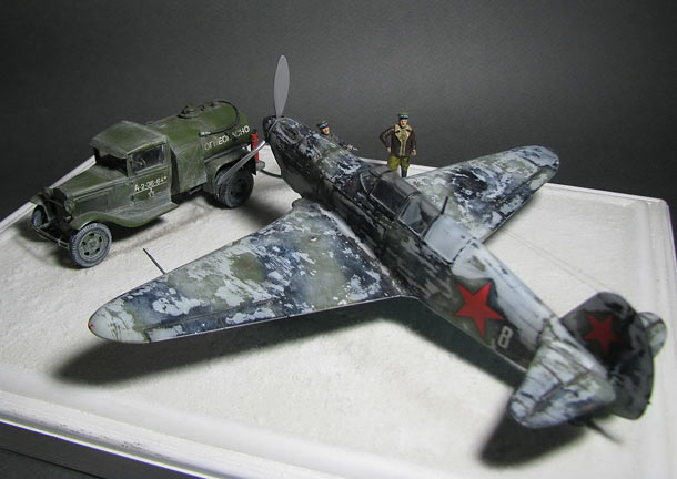 Dioramas and Vignettes: Yak-7A with BZ-38 tanker