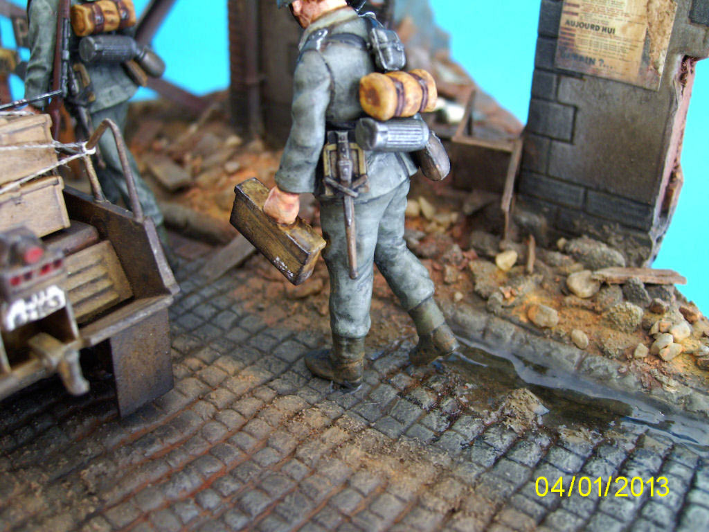 Dioramas and Vignettes: Kettenkraftrad. German Army in France, 1944, photo #10