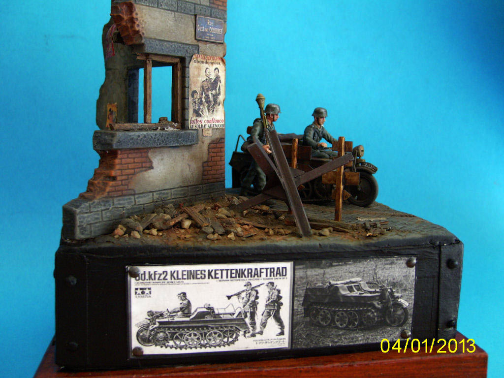 Dioramas and Vignettes: Kettenkraftrad. German Army in France, 1944, photo #2