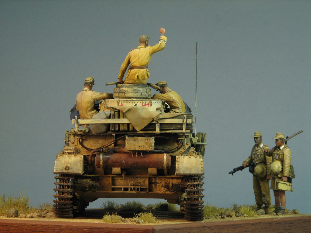 Диорамы и виньетки: Pz.IV Ausf.E в Африке, фото #6