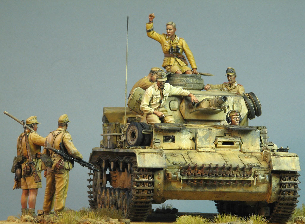 Диорамы и виньетки: Pz.IV Ausf.E в Африке, фото #8