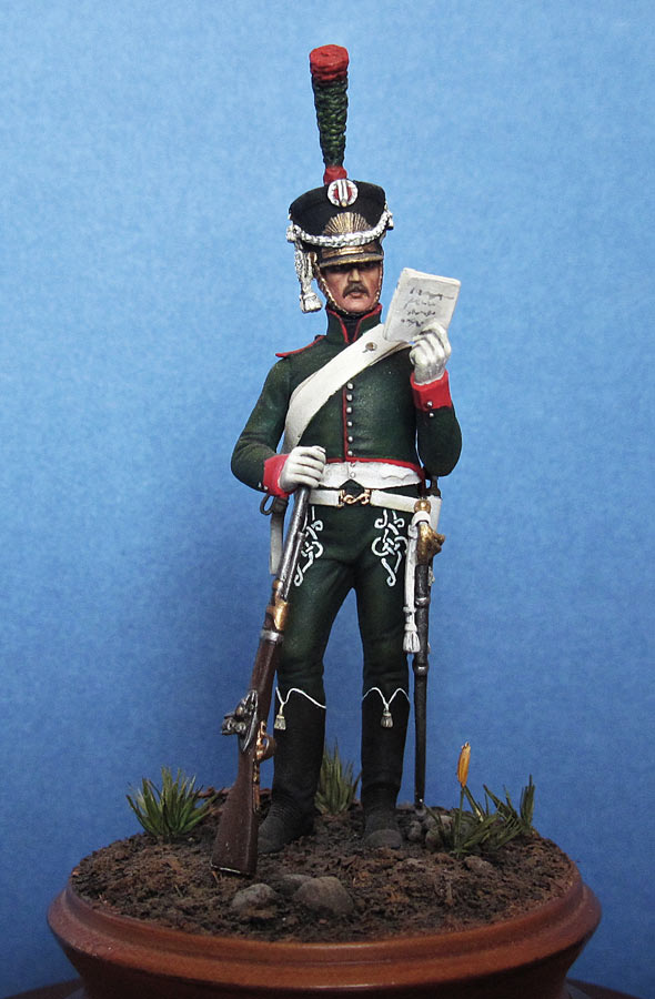 Фигурки: Рядовой 26 конно-егерского полка, 1809 г., фото #1