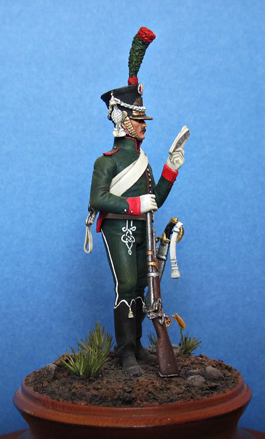 Фигурки: Рядовой 26 конно-егерского полка, 1809 г., фото #3