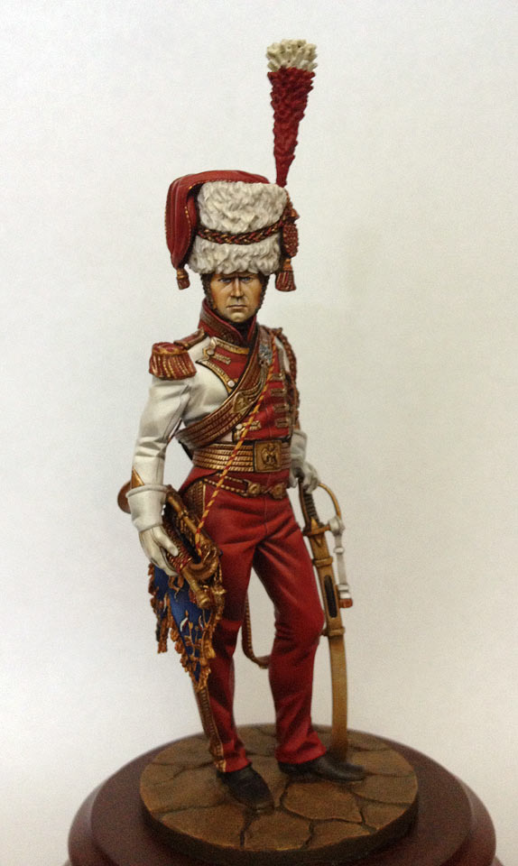 Figures: Bugler, 2nd regt., Emperor Guard's lancers, 1811-13, photo #6