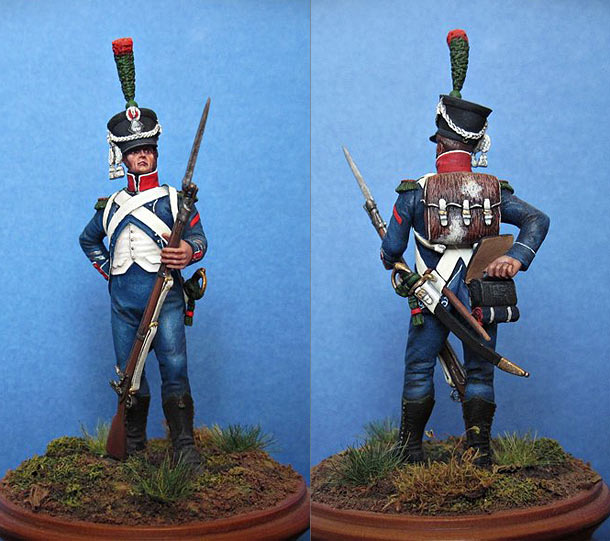 Figures: Light infantry corporal, 1809