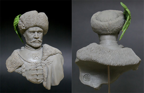 Sculpture: Polish hussar, 17th cent.