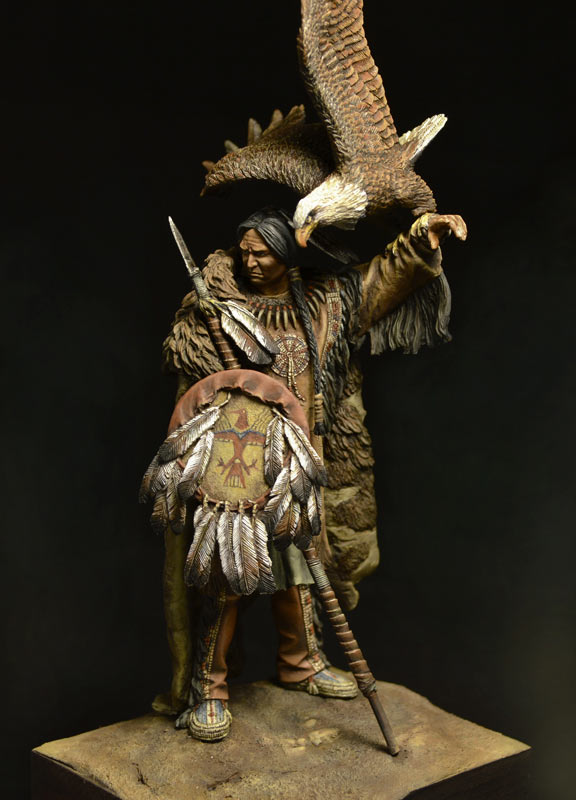 Figures: Dakota warrior, photo #2