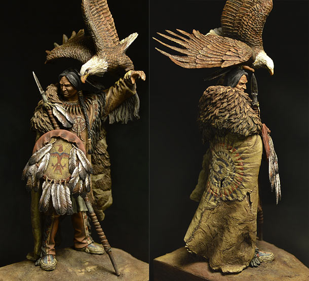 Figures: Dakota warrior