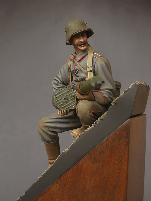 Figures: German machine gunner, 1916, photo #5
