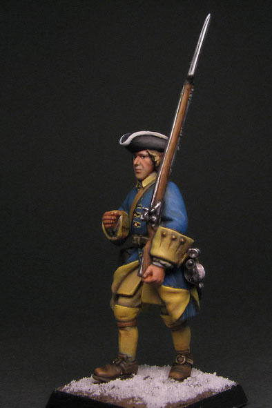 Figures: Musketeer. Sweden, 1702, photo #1