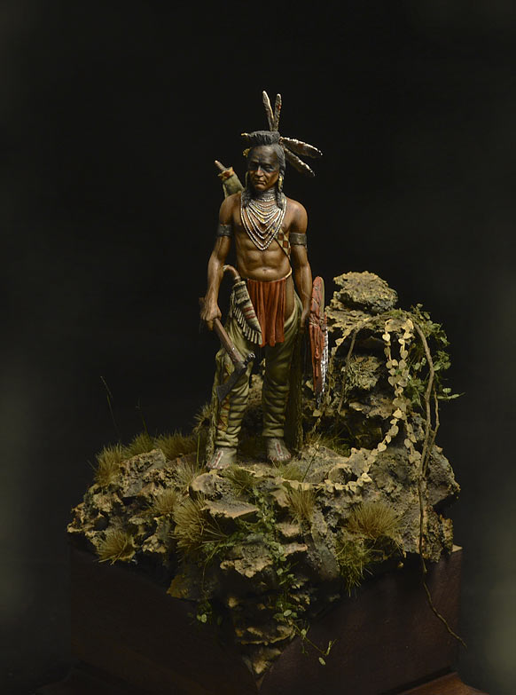 Figures: Blackfoot warrior, photo #1