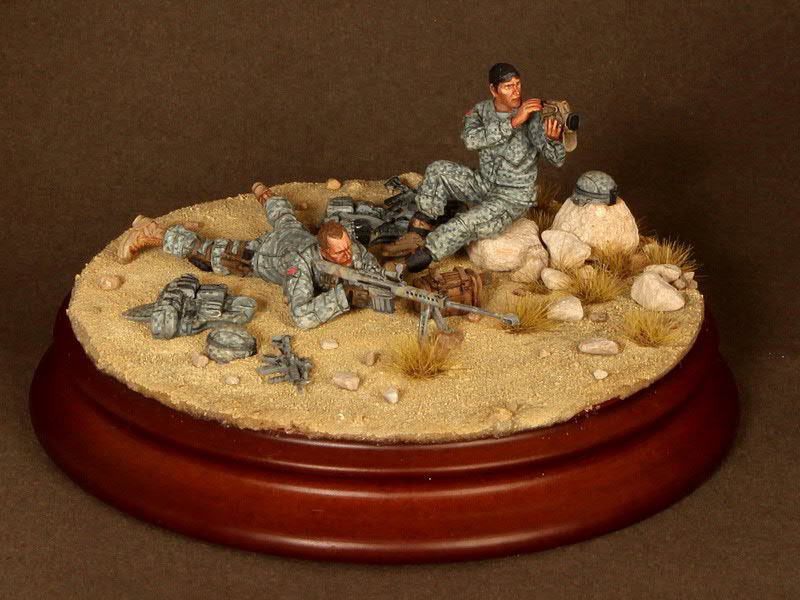 Dioramas and Vignettes: Sniper pair, 82nd Airborne div., U.S. Army, photo #10