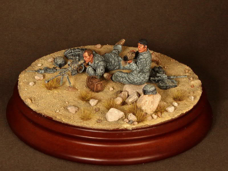 Dioramas and Vignettes: Sniper pair, 82nd Airborne div., U.S. Army, photo #7