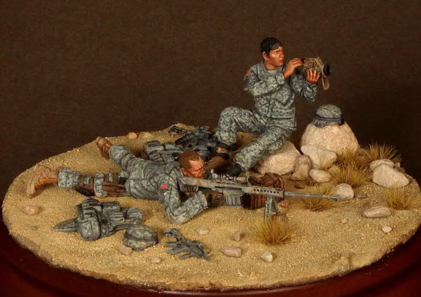 Dioramas and Vignettes: Sniper pair, 82nd Airborne div., U.S. Army