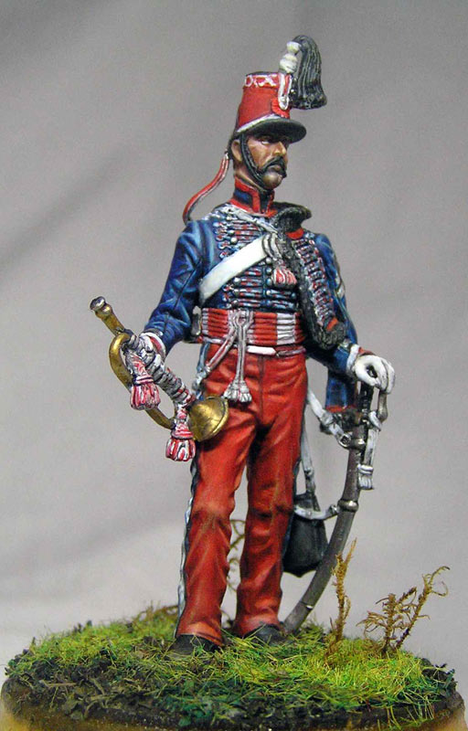 Figures: Bugler, hussars regt., Italy, 1848, photo #1