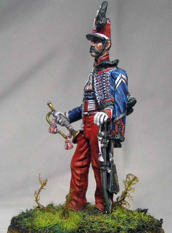 Figures: Bugler, hussars regt., Italy, 1848, photo #4
