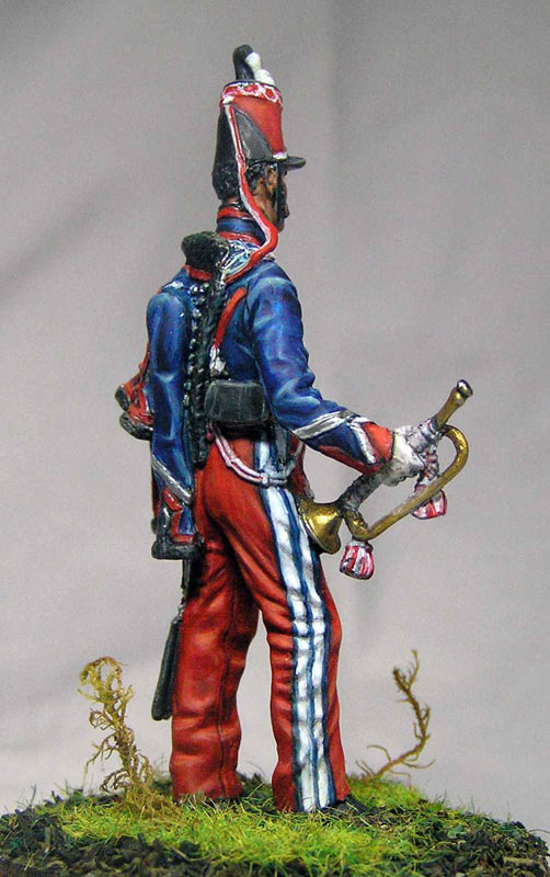 Figures: Bugler, hussars regt., Italy, 1848, photo #7