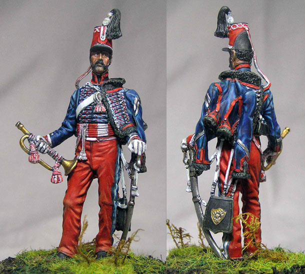 Figures: Bugler, hussars regt., Italy, 1848