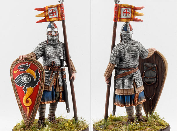 Фигурки: Нормандский рыцарь, XI век