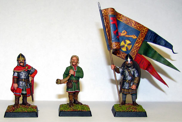 Figures: Anglo-Saxon warriors