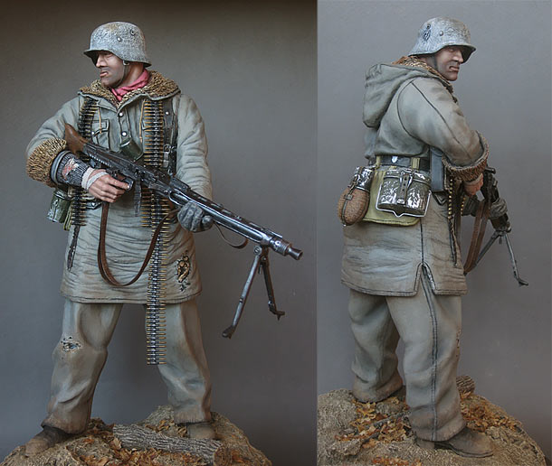 Figures: Waffen-SS machine gunner