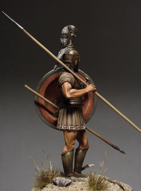 Figures: Greek hoplite, 750-650 B.C., photo #3