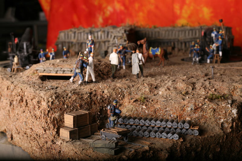 Dioramas and Vignettes: 28 cm. Japanese mortars near Port-Arthur, photo #9