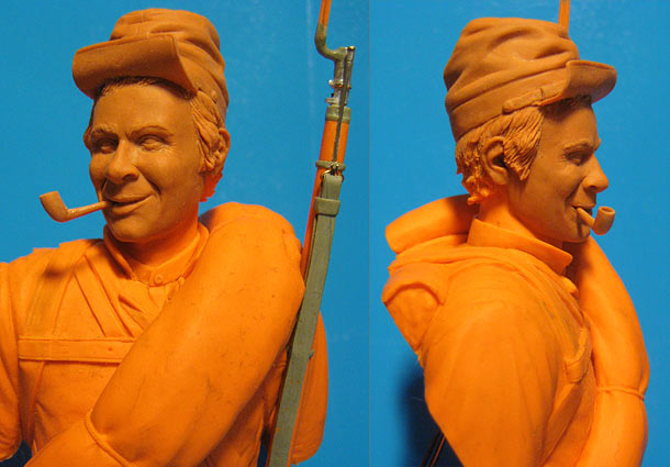 Скульптура: Cолдат-южанин, гражданская война в США