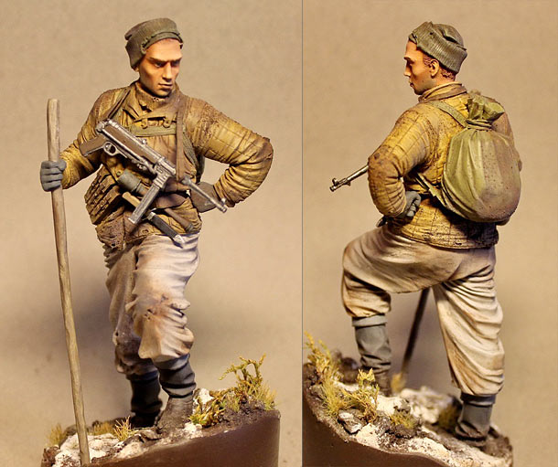 Figures: Red Army scout, sgt. Nikonov