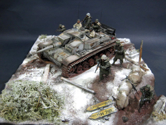 Dioramas and Vignettes: StuG III in action, photo #1