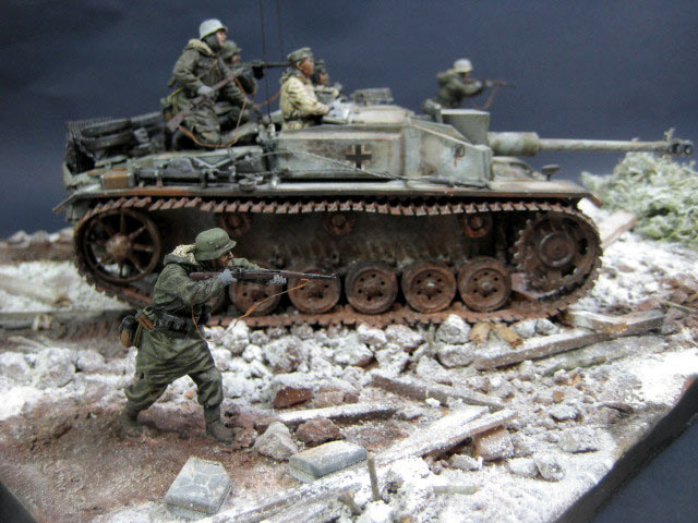Dioramas and Vignettes: StuG III in action, photo #9