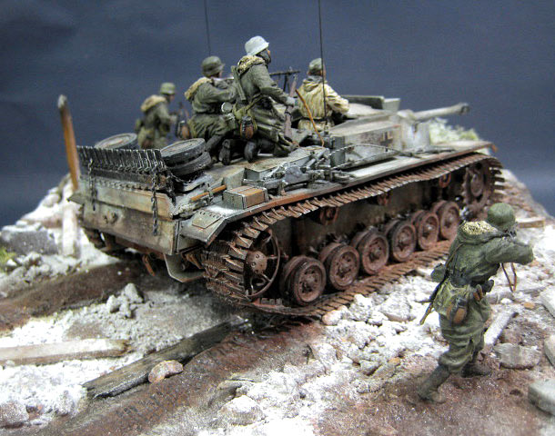 Диорамы и виньетки: StuG III в атаке