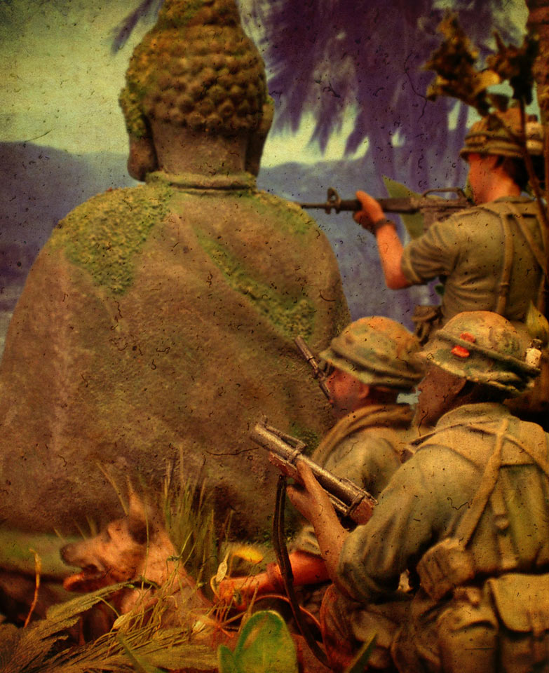 Dioramas and Vignettes: Scout Dog Patrol. Vietnam, photo #10