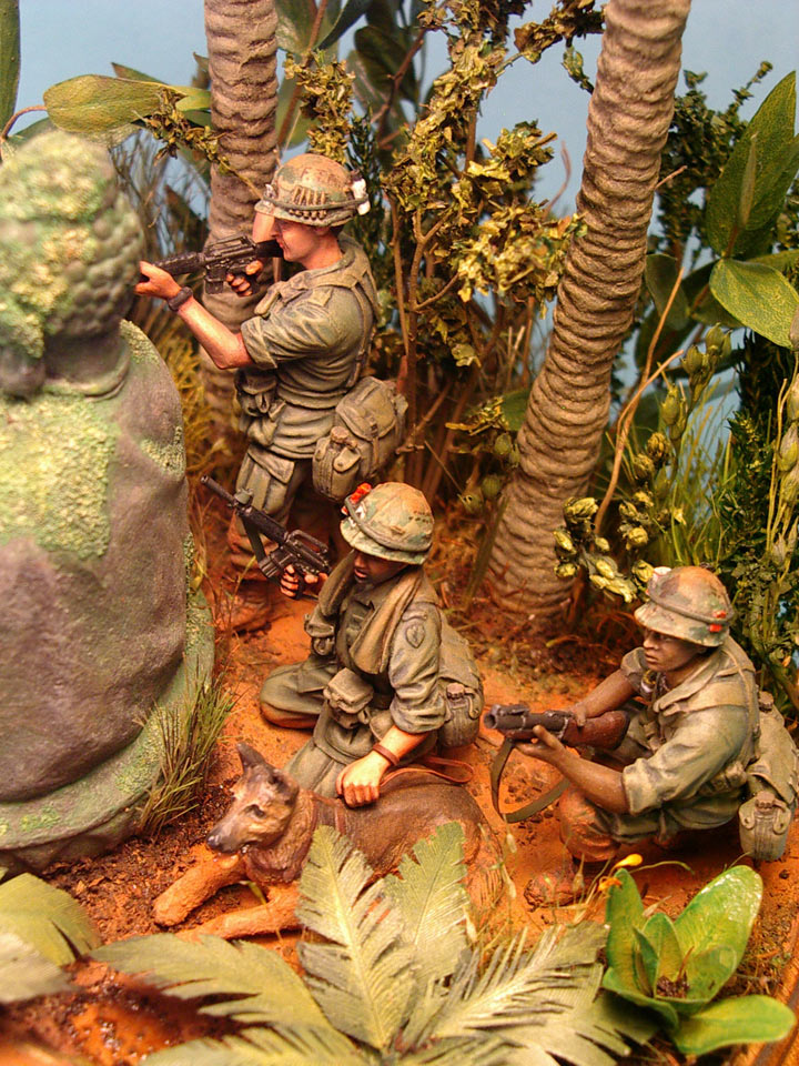 Dioramas and Vignettes: Scout Dog Patrol. Vietnam, photo #4