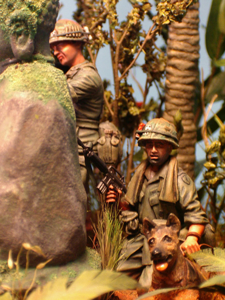 Dioramas and Vignettes: Scout Dog Patrol. Vietnam, photo #6