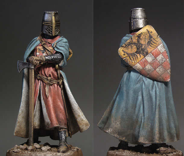 Figures: German knight, 13th A.D.