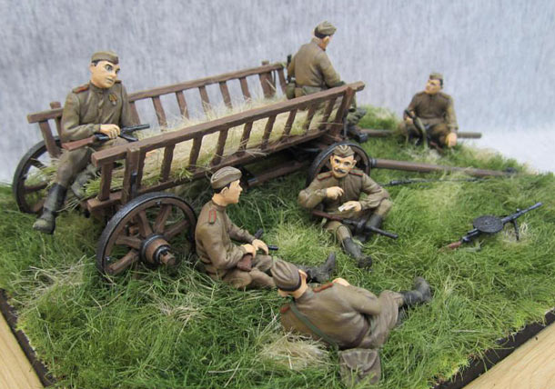 Dioramas and Vignettes: Сonversation beside the cart