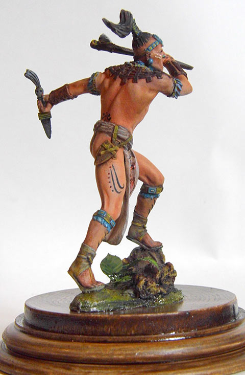 Figures: Mayan warrior, XVI cent., photo #3