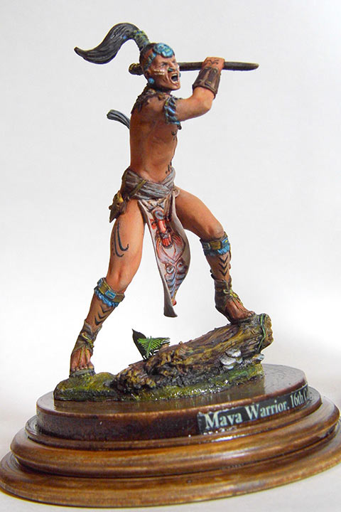 Figures: Mayan warrior, XVI cent., photo #6