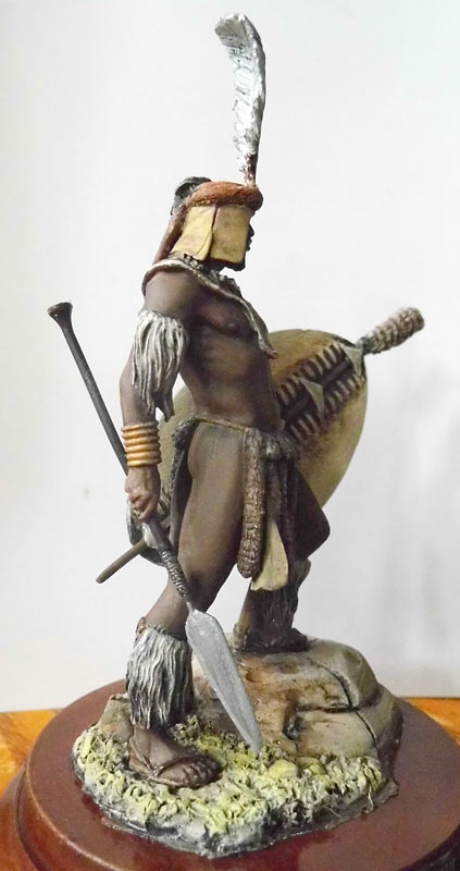 Figures: Zulu warrior, photo #1