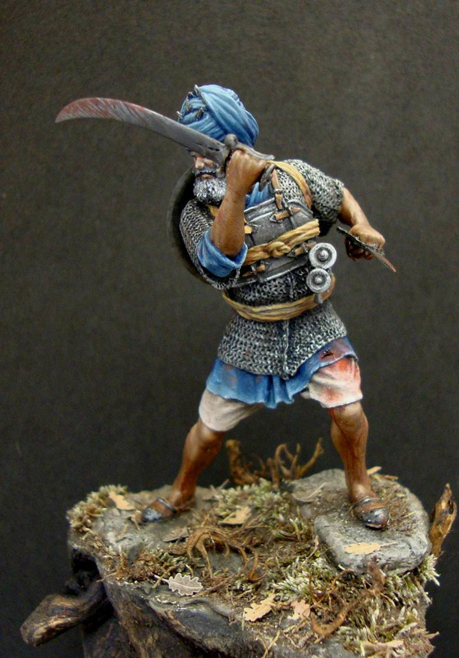 Figures: Akali nihang warrior. Lion of Panchanada, photo #2