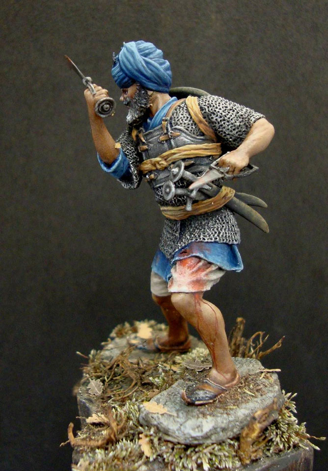 Figures: Akali nihang warrior. Lion of Panchanada, photo #3