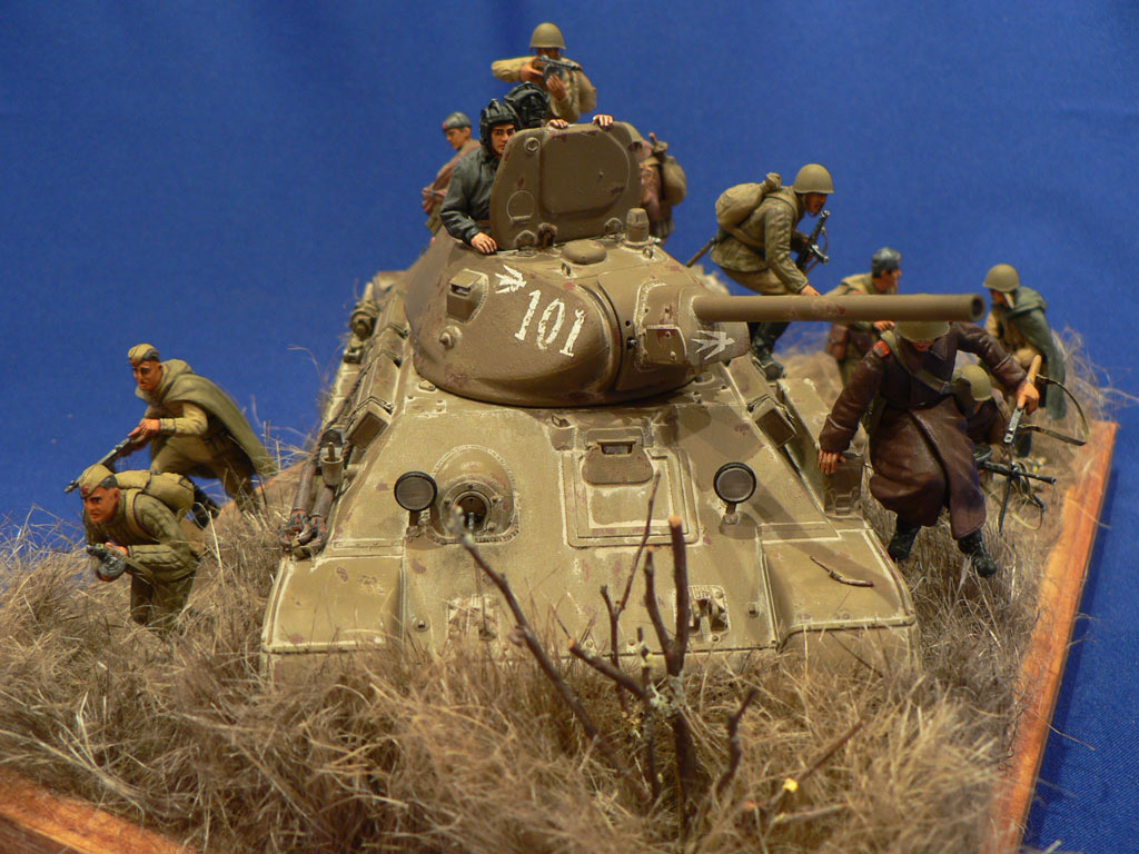 Dioramas and Vignettes: Soviet tank riders, photo #10