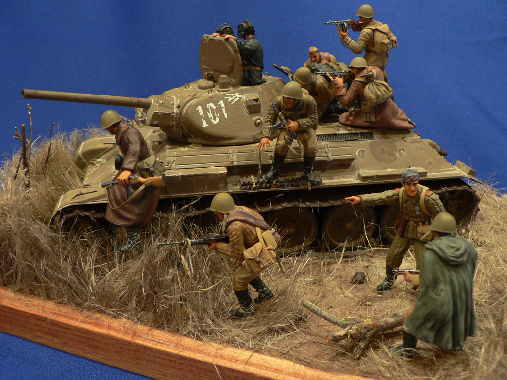Dioramas and Vignettes: Soviet tank riders, photo #12