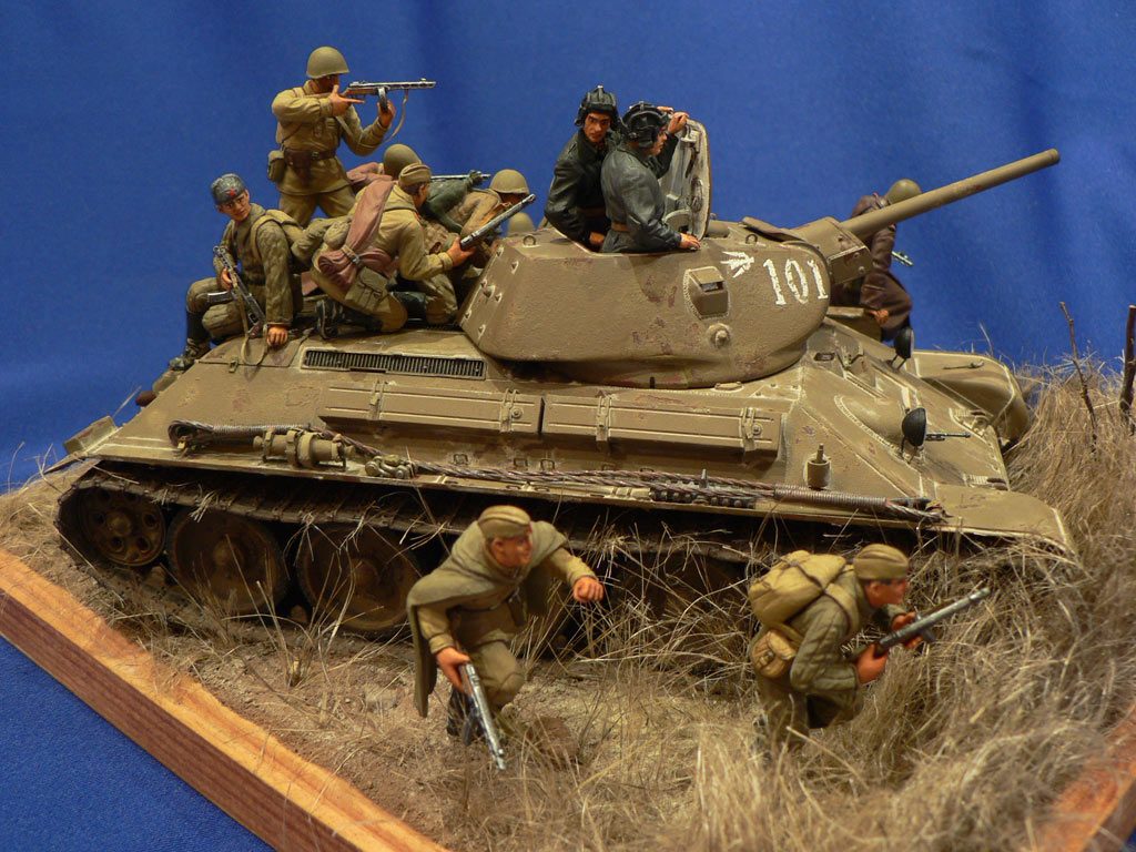 Dioramas and Vignettes: Soviet tank riders, photo #15