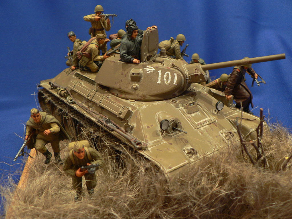 Dioramas and Vignettes: Soviet tank riders, photo #16