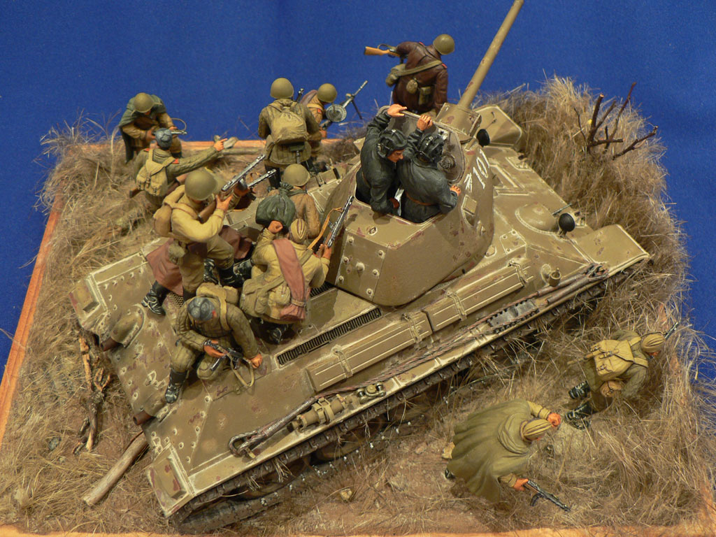 Dioramas and Vignettes: Soviet tank riders, photo #19