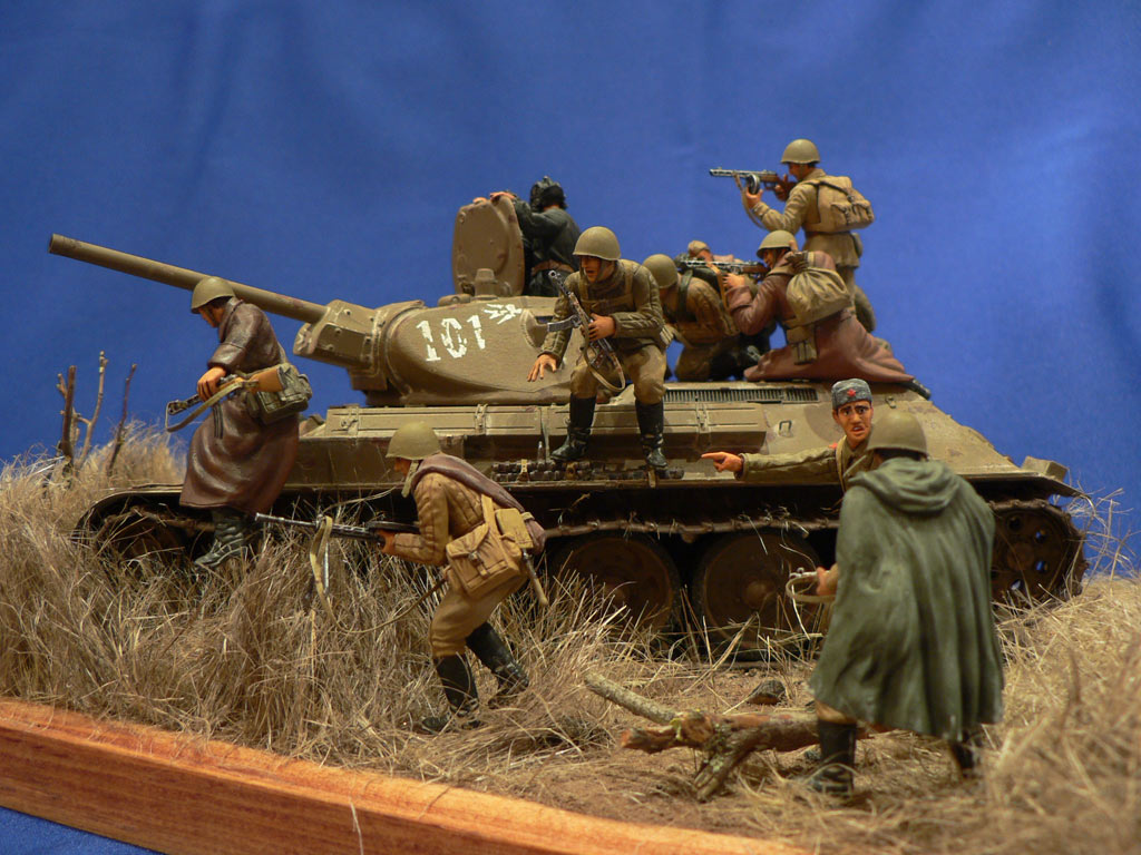 Dioramas and Vignettes: Soviet tank riders, photo #2